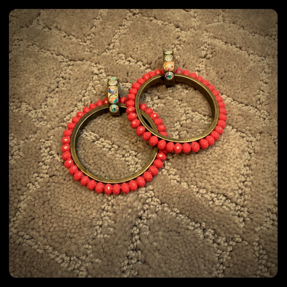 Betsy Johnson Hoop Earrings